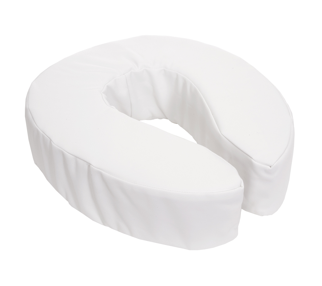 Essential Medical Padded Toilet Seat Cushion, 2" Thick