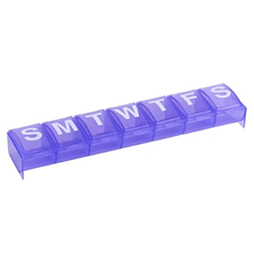 Ezy Dose Weekly Contoured Pill Planner, X-Large