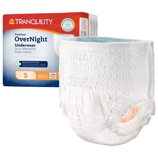 Tranquility® Premium OverNight™ Disposable Absorbent Underwear - Small