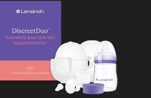 Lansinoh DiscreetDuo Extra Pumping Set