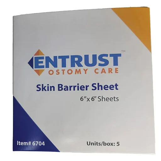 Entrust 6" x 6" Skin Barrier Sheet, Non-Sterile