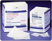 Derma Sciences DuCare Gauze Dressing/Sponge, 8-Ply, 4" x 4"