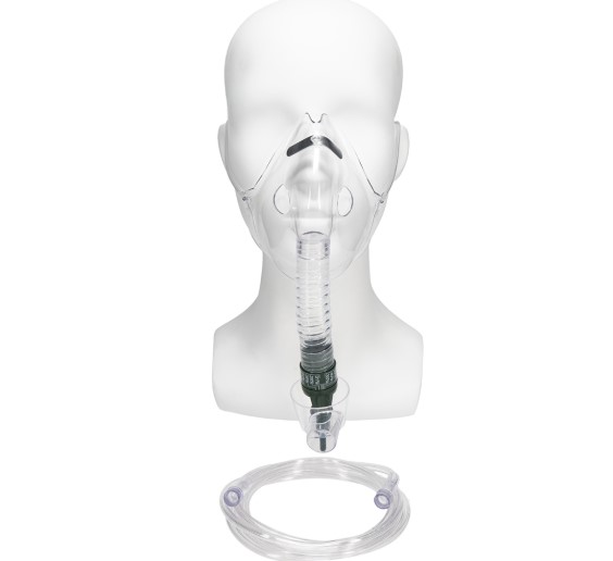 Salter Labs Percent O2 Lock Venturi Mask with 7' Tubing and Thread Grip, Adult