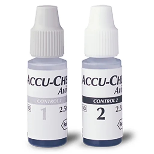 Accu-Chek Aviva Control Solution 2-1/2mL, High/Low Level