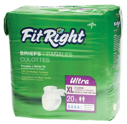 FitRight Ultra Brief, XL (59" to 66")