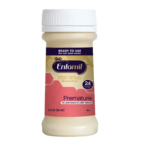Mead Johnson Enfamil Premature Formula, with Iron Nursette, Ready to Use, 24Cal, 2 oz