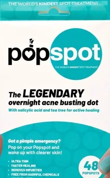 POPBAND Popspot Overnight Acne Busting Dot, 48 ct