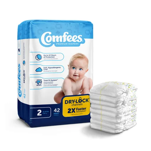 Attends Comfees Baby Diapers Size 2
