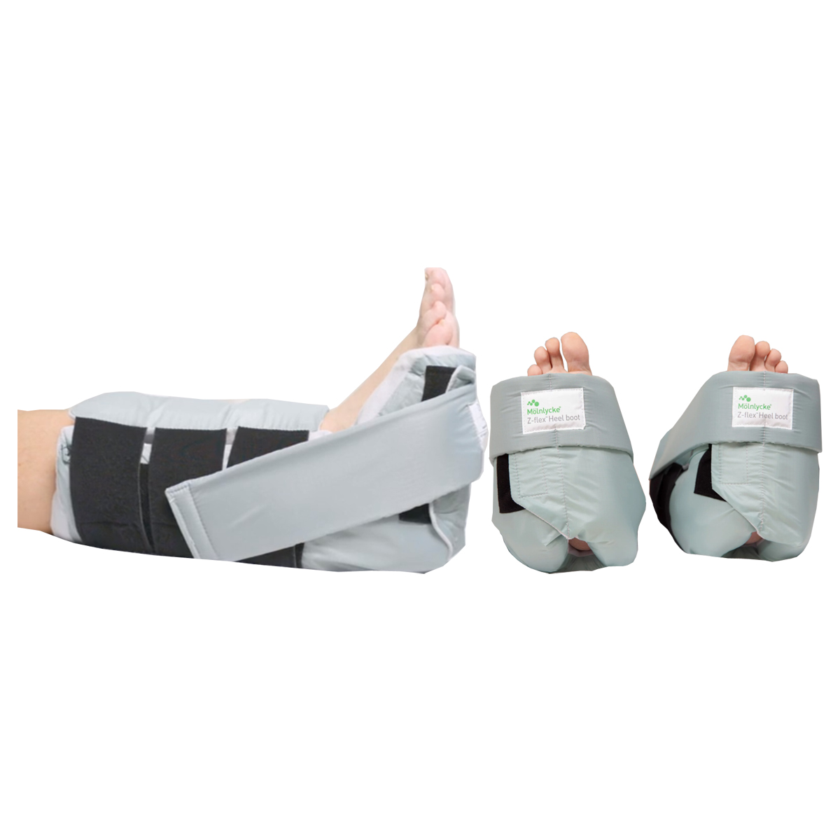 Molnlycke Z-Flex Fluidized Heel Protection Boot, with Gate and Ankle Strap