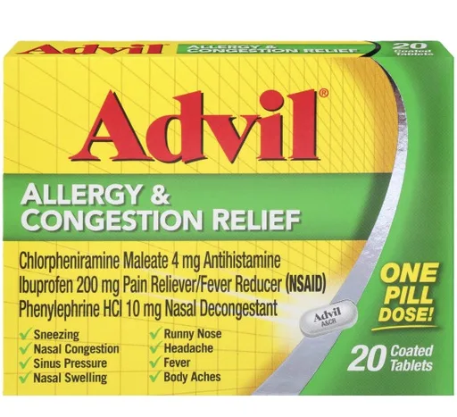 Haleon Advil Allergy Congestion Relief Tablets