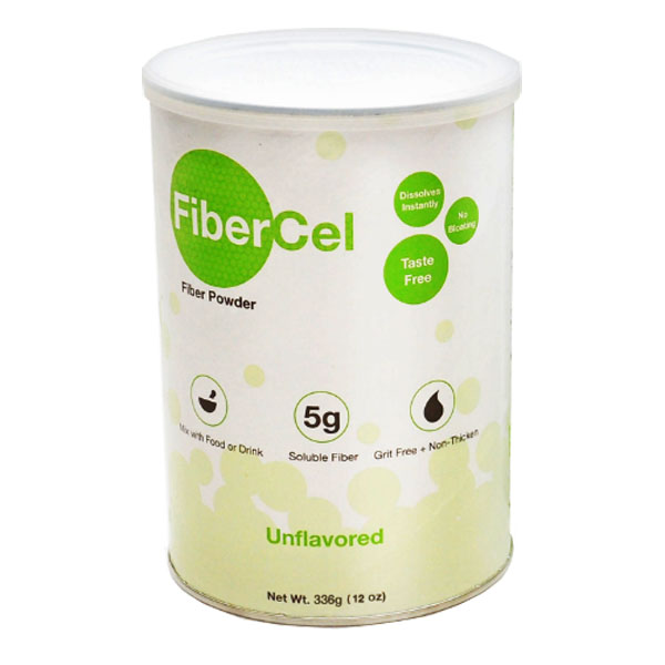 Global Health FiberCel Fiber Supplement Powder, 12 oz Can
