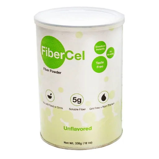 Global Health FiberCel Fiber Supplement Powder, 12 oz Can