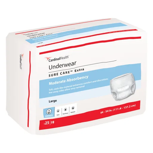 Cardinal Health Sure Care™ Extra Underwear - Large