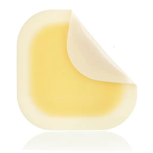 DermaFilm Hydrocolloid Wound Dressing, Thin with Border, 4" x 4"