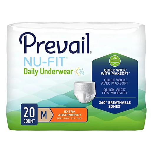 Prevail Nu-Fit Underwear, Medium