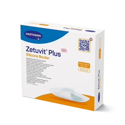 Zetuvit Plus Silicone Border Dressing
