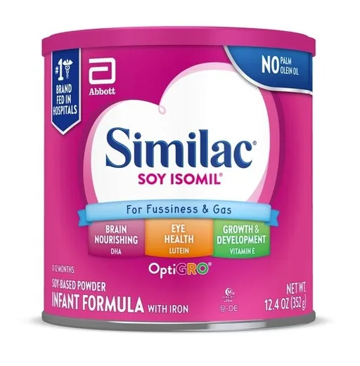 Similac Soy Isomil With Iron Powder, 12.4oz Can