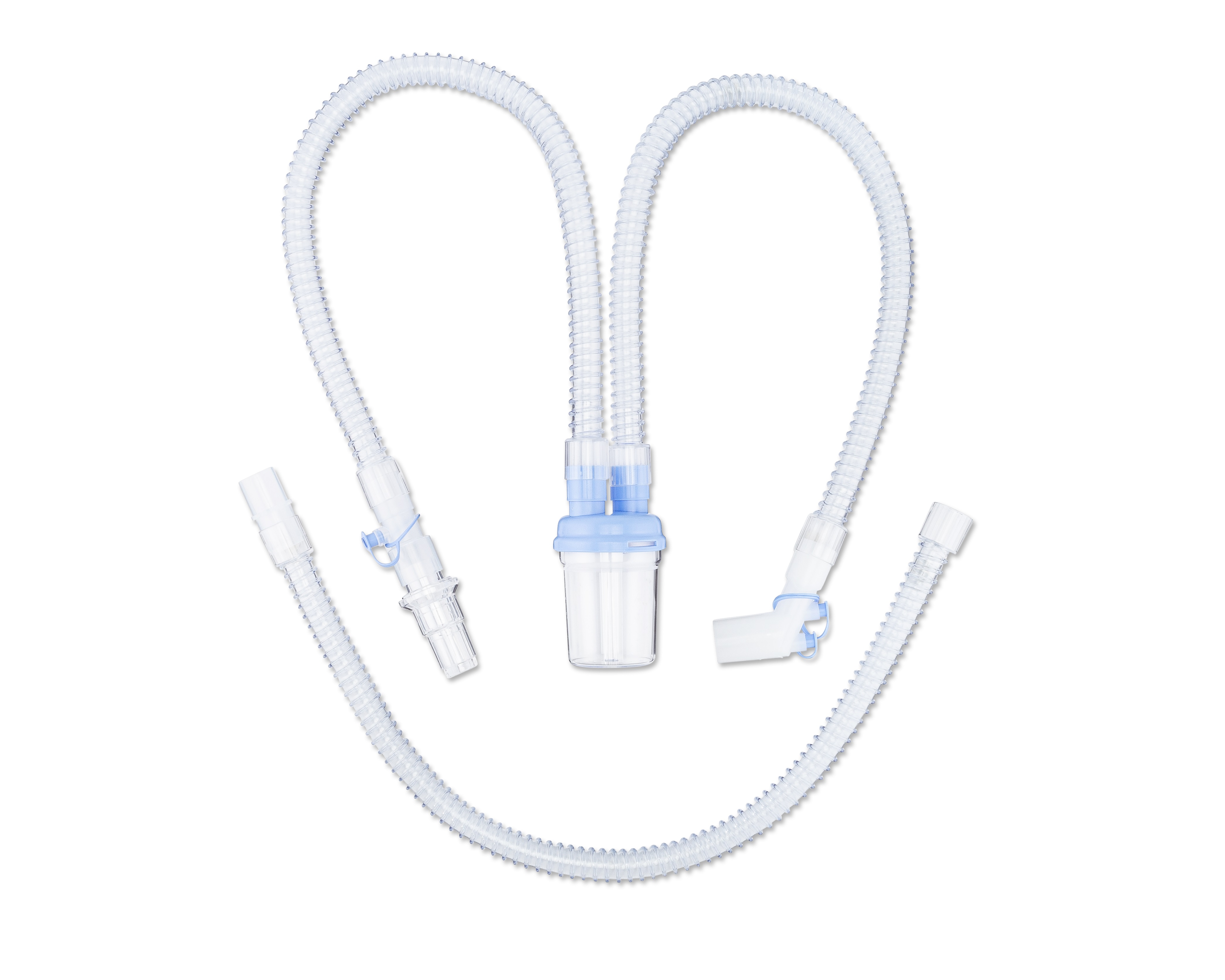 CircuitLife Mobility Passive Pediatric Breathing Circuit Whisper Swivel for Active Humidification, 4 ft
