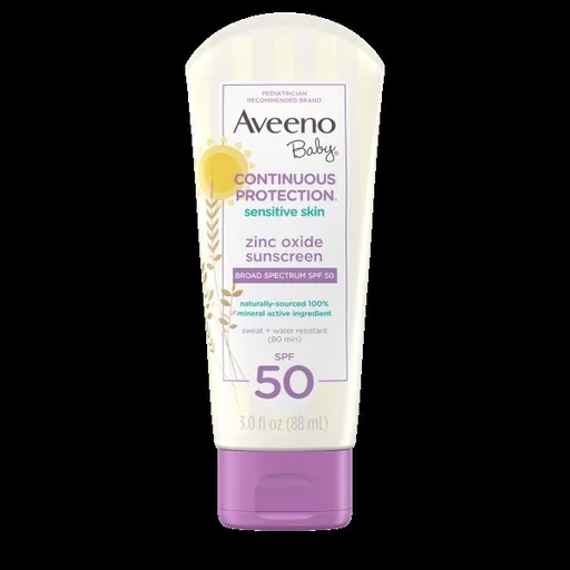 Aveeno Baby Continuous Protection Lotion, SPF 50, 3 fl oz
