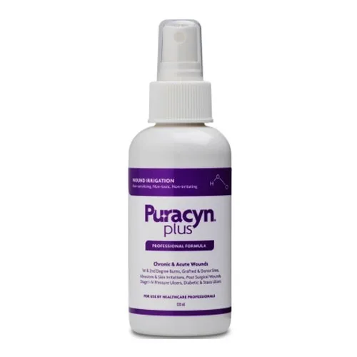 Innovacyn Puracyn Plus Professional Wound Irrigation Solution, Pump Spray Applicator, 120mL