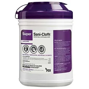 PDI Inc Super Sani-Cloth Germicidal Disposable Wipes