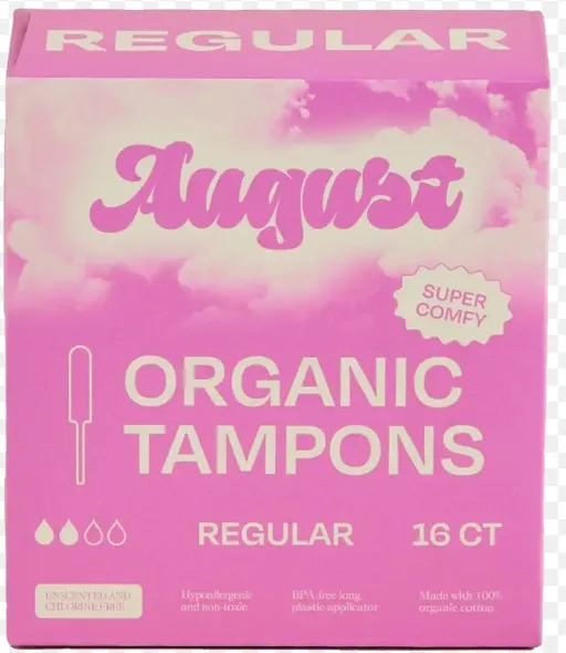 August Regular Tampons, 16 ct