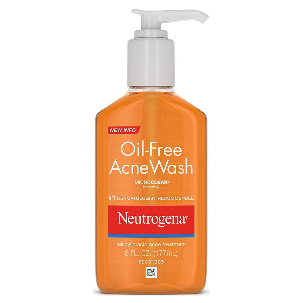 Johnson & Johnson Neutrogena Oil-Free Acne Face Wash, 6 oz