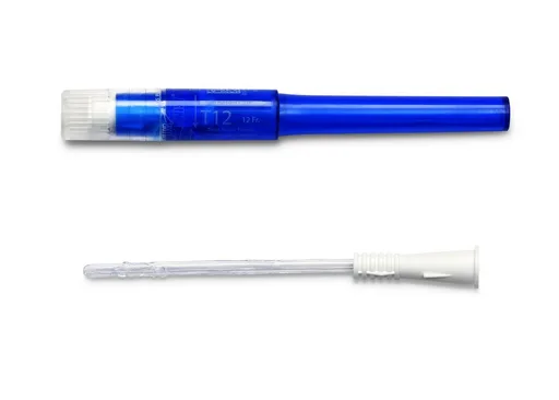 Cure Twist Female Intermittent Catheter, 6” Straight Tip, 12 FR