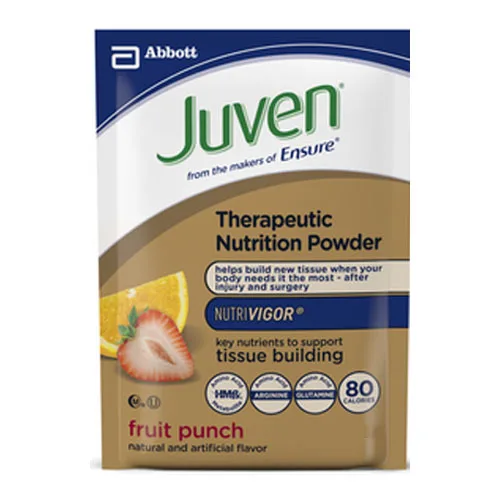 Abbott Juven Therapeutic Nutrition Powder, Institutional, Fruit Punch, 28.8gm