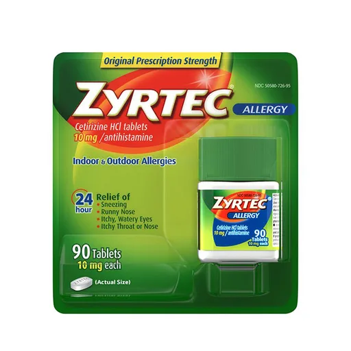Zyrtec Adult Allergy Relief Tablets