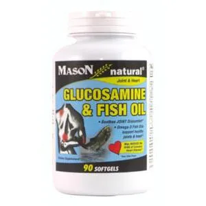 Mason Vitamins Glucosamine and Fish Oil Softgel 90 Count