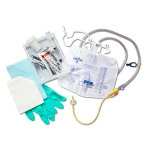 Medline Silicon-elastomer Coated Closed System Foley Catheter Tray