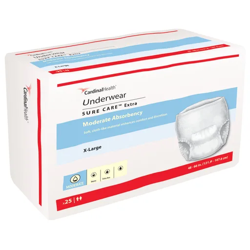 Cardinal Health Sure Care™ Extra Underwear - X-Large