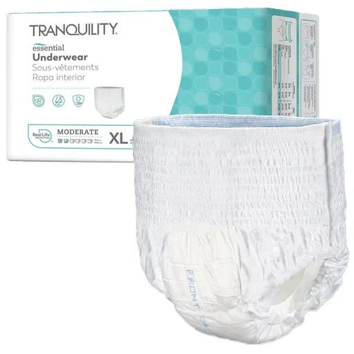 Tranquility Essential Underwear - XL Moderate Pack