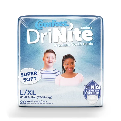 Attends Comfees® DriNite Juniors® Youth Protective Pants, Large/XL