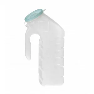 Medline Male Urinal with Glow-in-the-Dark Lid