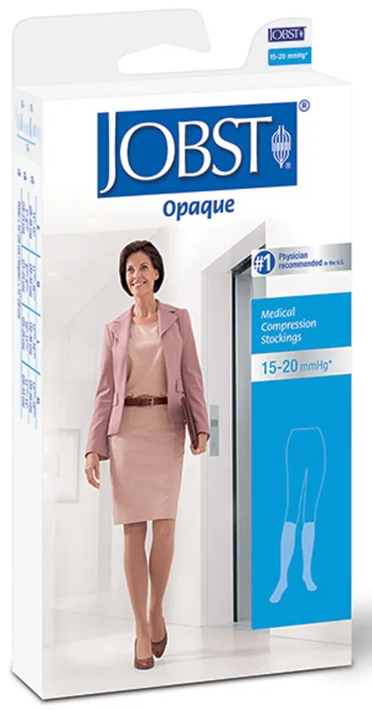 BSN Jobst® Women's Opaque Knee-High Moderate Compression Stockings