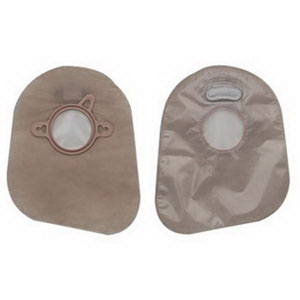 Hollister New Image Two-Piece Closed Mini Pouch, 2-3/4" Flange, Filter, 7" L, Transparent