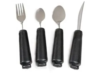 Alimed Grip Utensil Set, Stainless Steel