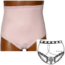 OPTIONS™ Split-Lace Crotch with Built-In Barrier/Support