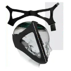 Sunset Adjustable Chin Strap - Black, XL