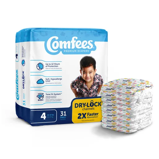 Attends Comfees Baby Diapers Size 4