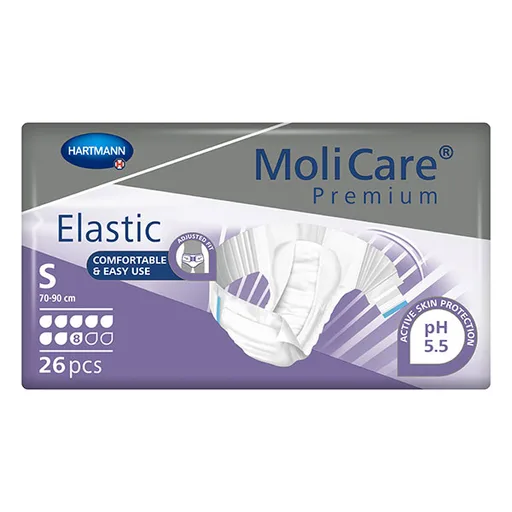 MoliCare Premium Elastic Brief 8D, Small 28" - 35"