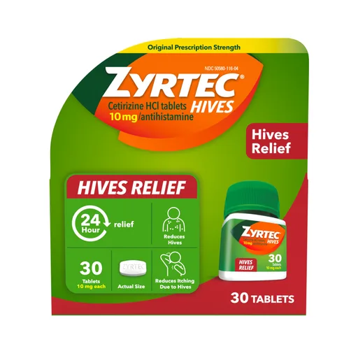Zyrtec Hives Relief Tablets