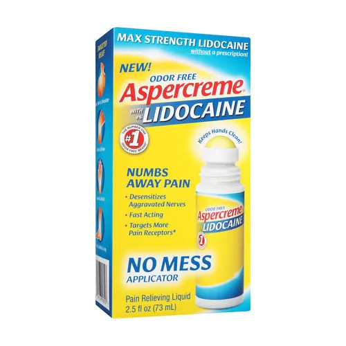 Chattem Aspercreme Pain Relief Cream, No Mess Applicator, 2.5 oz