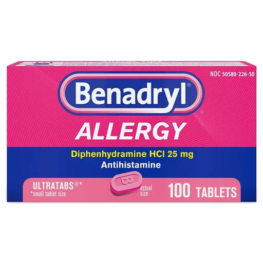Johnson & Johnson Benadryl Ultratab Allergy Relief