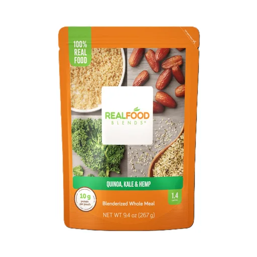 Real Food Blends Tube-Fed Meals 267g Quinoa, Kale and Hemp