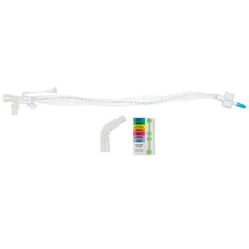 Dynarex Closed Suction Endotracheal Catheter with Double Swivel Elbow, 12 FR