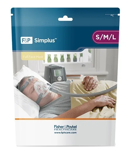 Fisher & Paykel Simplus Full Face Mask Fitpack with Headgear