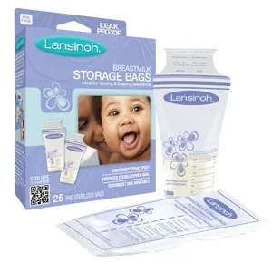 Lansinoh Labs Breast Milk Storage Bags 25 Count
